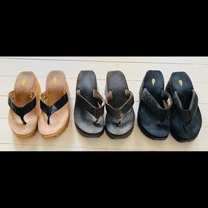 3 pair of volatile sandals size 8